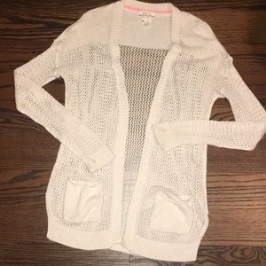 Matilda Jane women sweater cardigan cream small